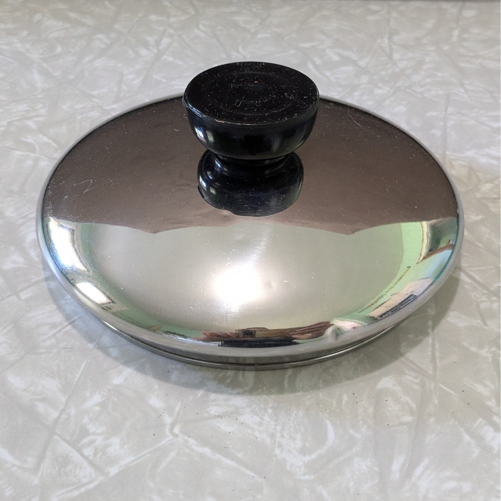 Revereware Stainless Steel Pot Lid 5 1/4" Inner Lip fits 5 3/4" Diameter Pot/Pan